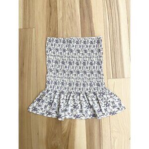 Missguided Rouched Floral Skirt US 6 EUC